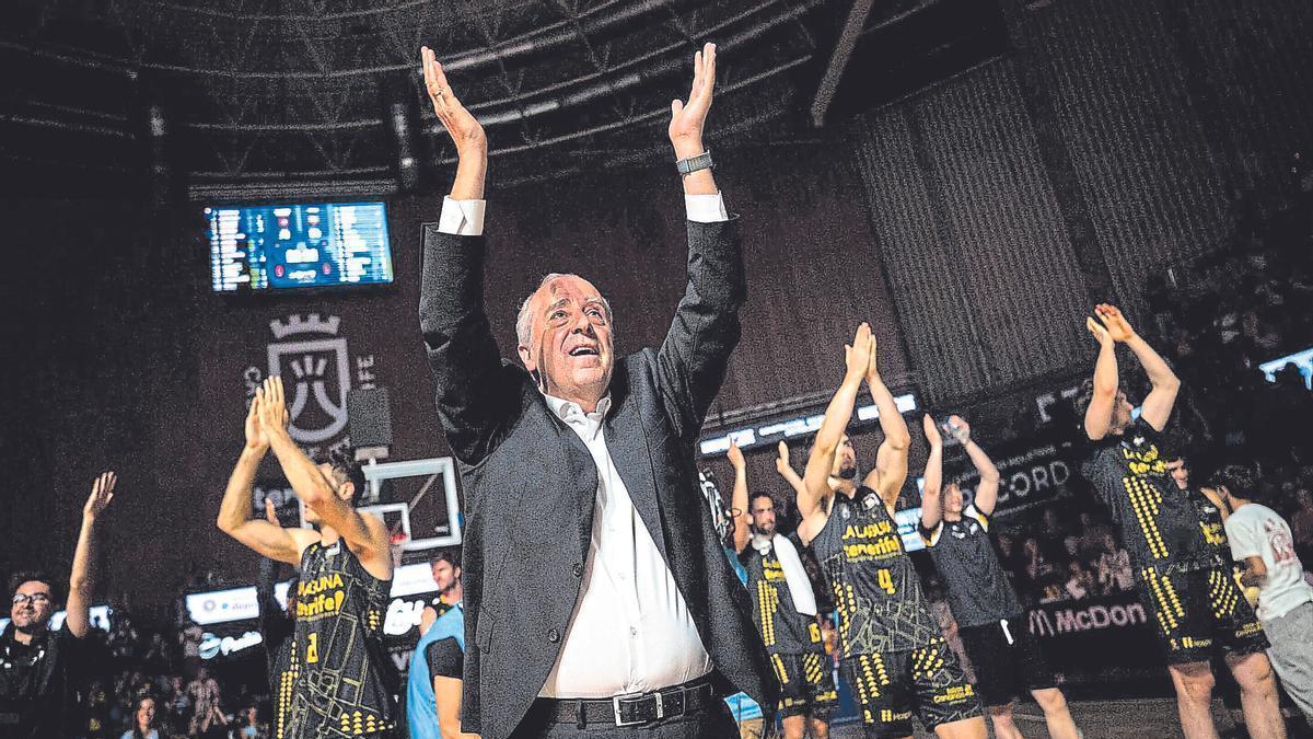 Txus Vidorreta, entrenador de La Laguna Tenerife: «Ha sido una gran temporada; nos tenemos que felicitar todos»