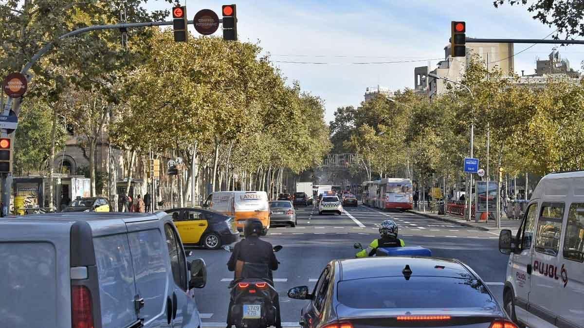 Normalidad en la plaza de la Universitat de Barcelona tras el desalojo de la acampada.