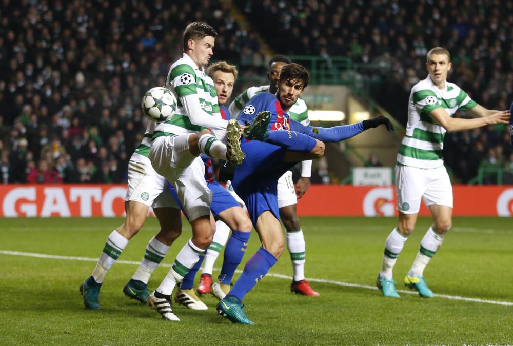 Imágenes del partido entre Celtic y Barcelona.