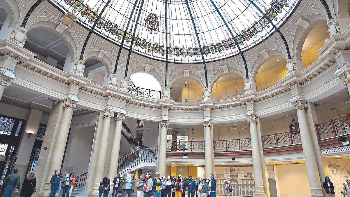 Interior del edificio de Correos en València