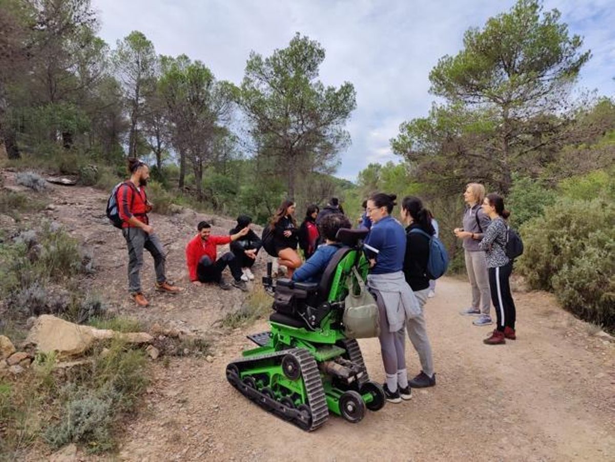 Proyecto con personas con discapacidad.