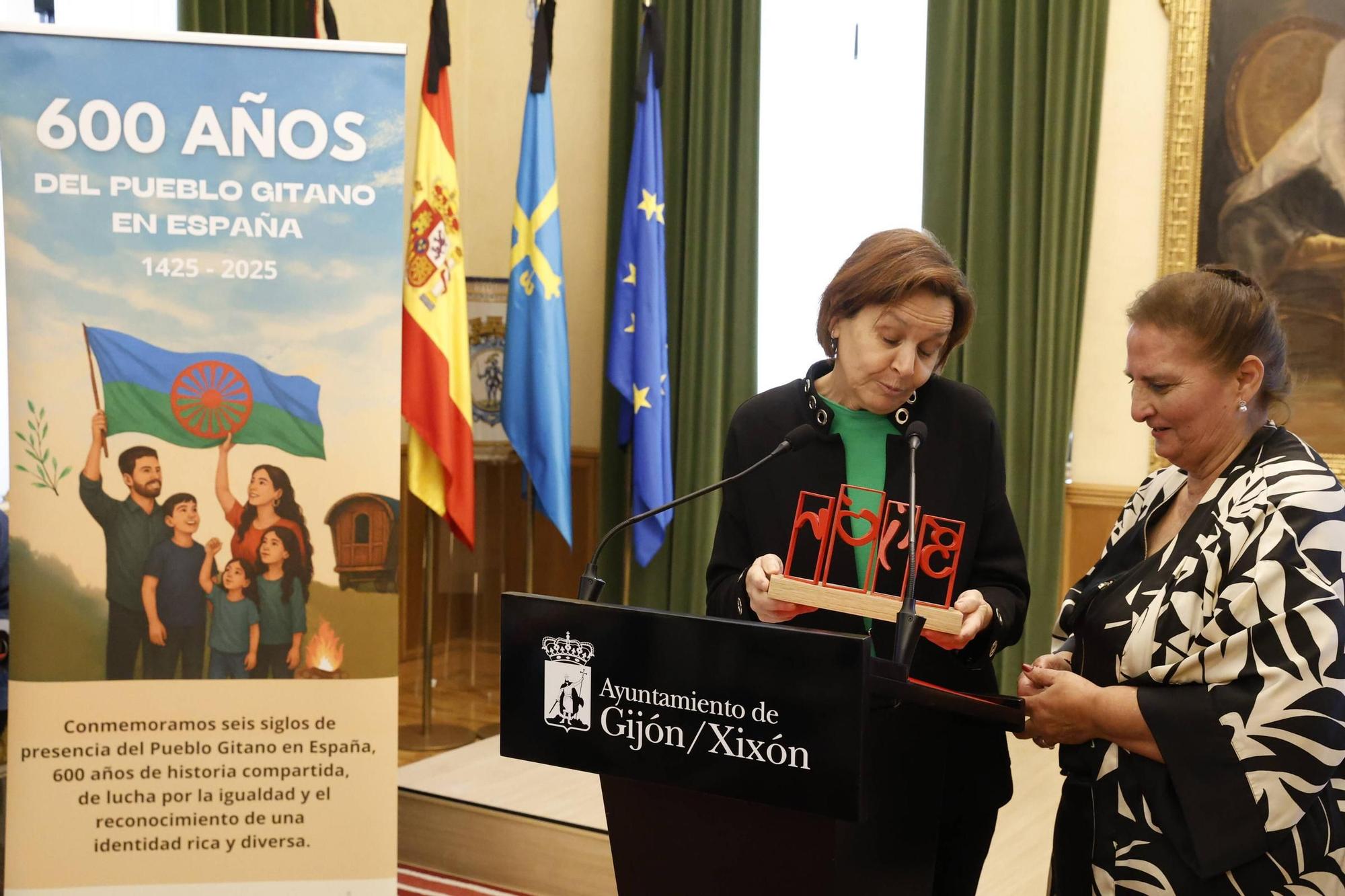 El homenaje en Gijón a Adela Gabarri, en imágenes
