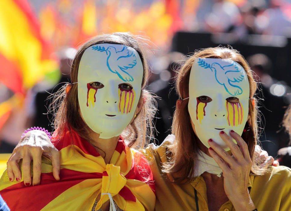 Manifestación en Barcelona por la unidad de España