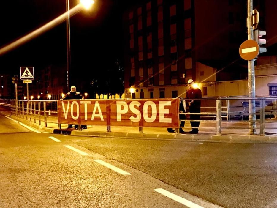 Primera noche electoral de PSOE de Puçol.