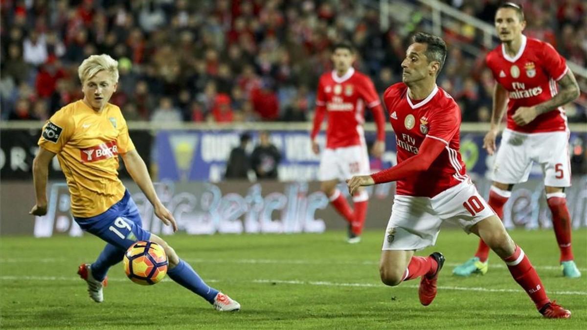 Jonas se quedó esta vez sin marcar con el Benfica