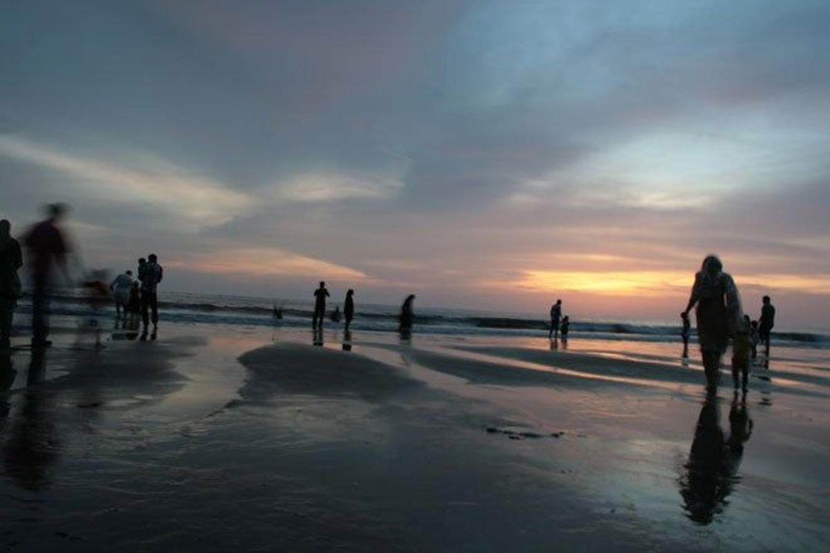 Playa de Calicut, muy afectada por el tsunami de 2004, ya está totalmente rehabilitada.