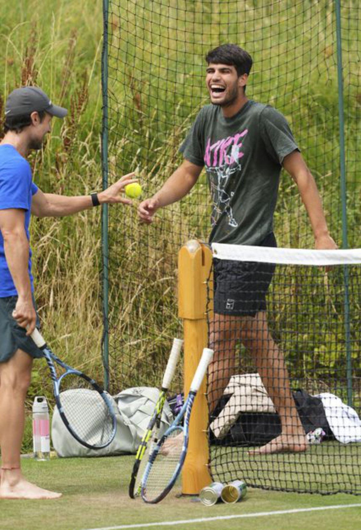 Alcaraz busca avui contra Fritz la tercera final a Wimbledon Alcaraz busca avui contra Fritz la tercera final a Wimbledon