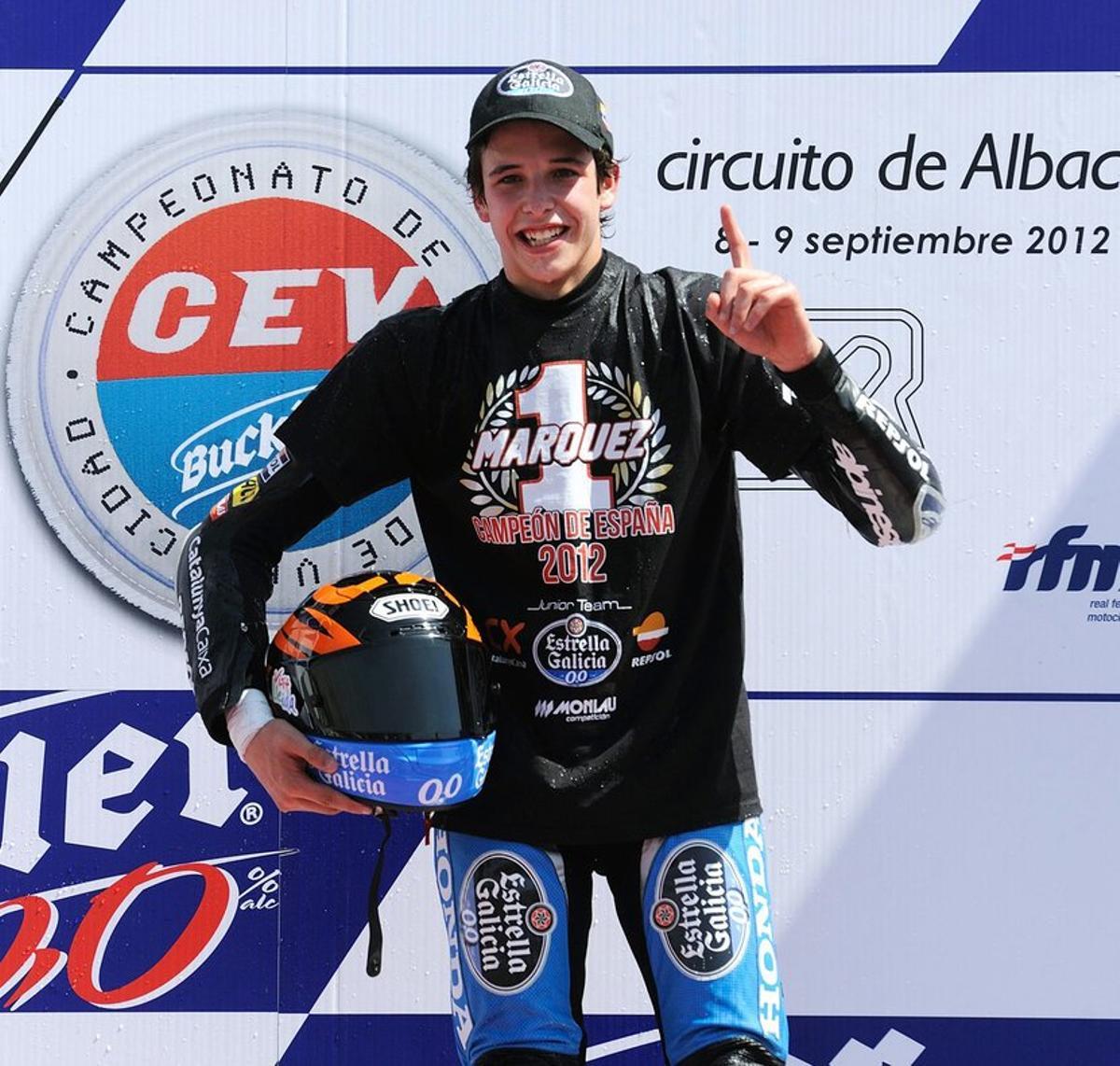 En Albacete se proclamó Campeón de España de velocidad cev 2012.