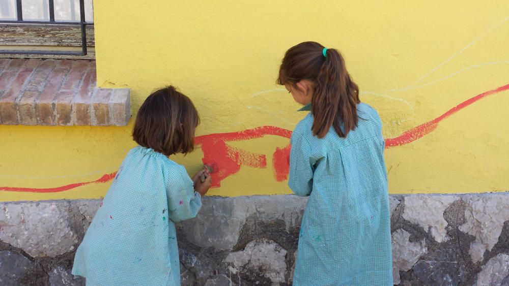 El mural de Valentí Gubianas Vallcebre