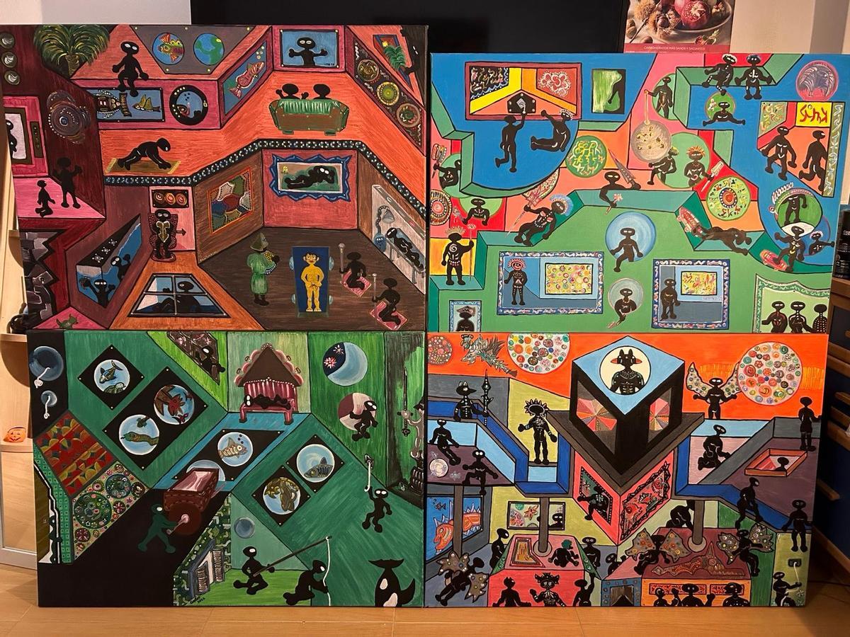 Obras del artista Carlos de las Casas