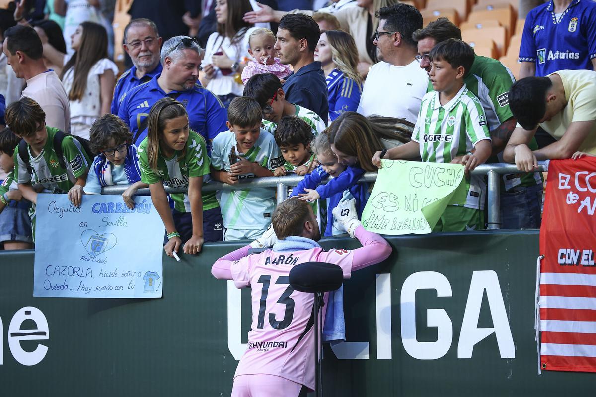 Así fue el partido entre el Real Oviedo y el Betis