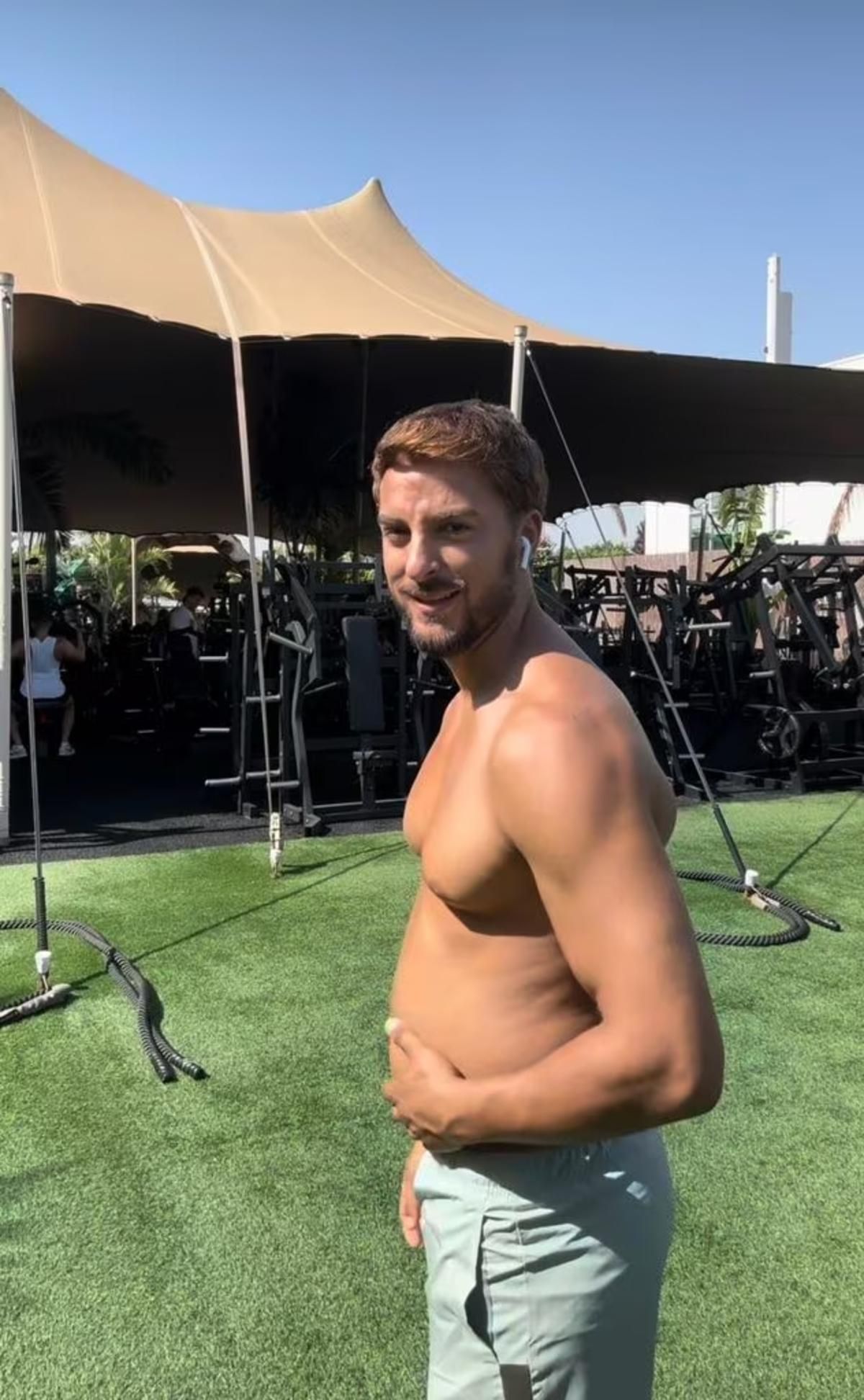 El cambio físico de Borja en uno de sus videos