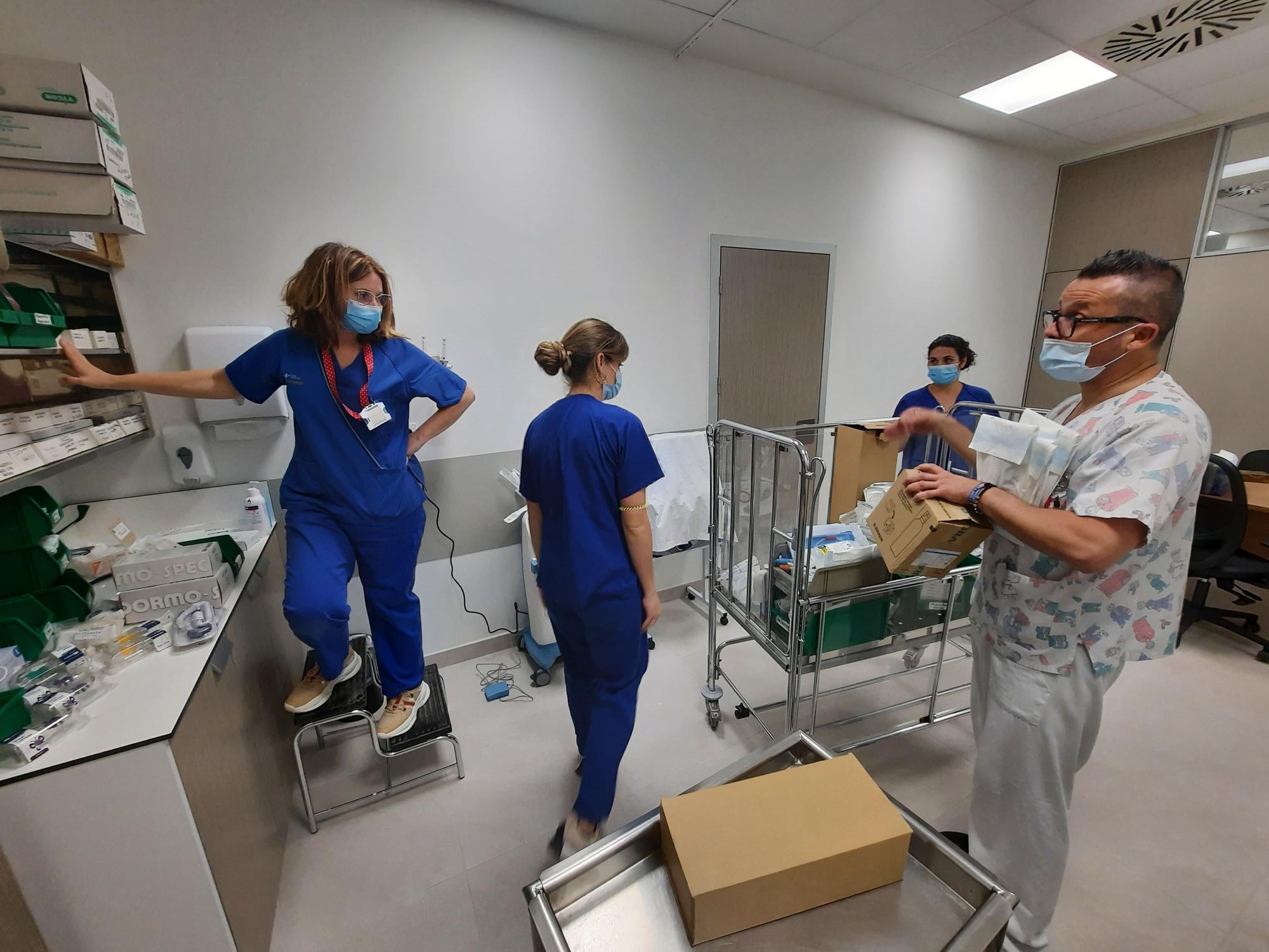 Traslado de las Urgencias pediátricas del Hospital de Alicante