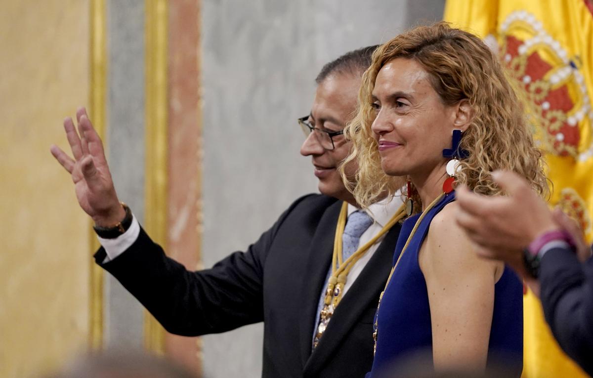 El Congreso de los Diputados recibe al presidente de Colombia, Gustavo Petro