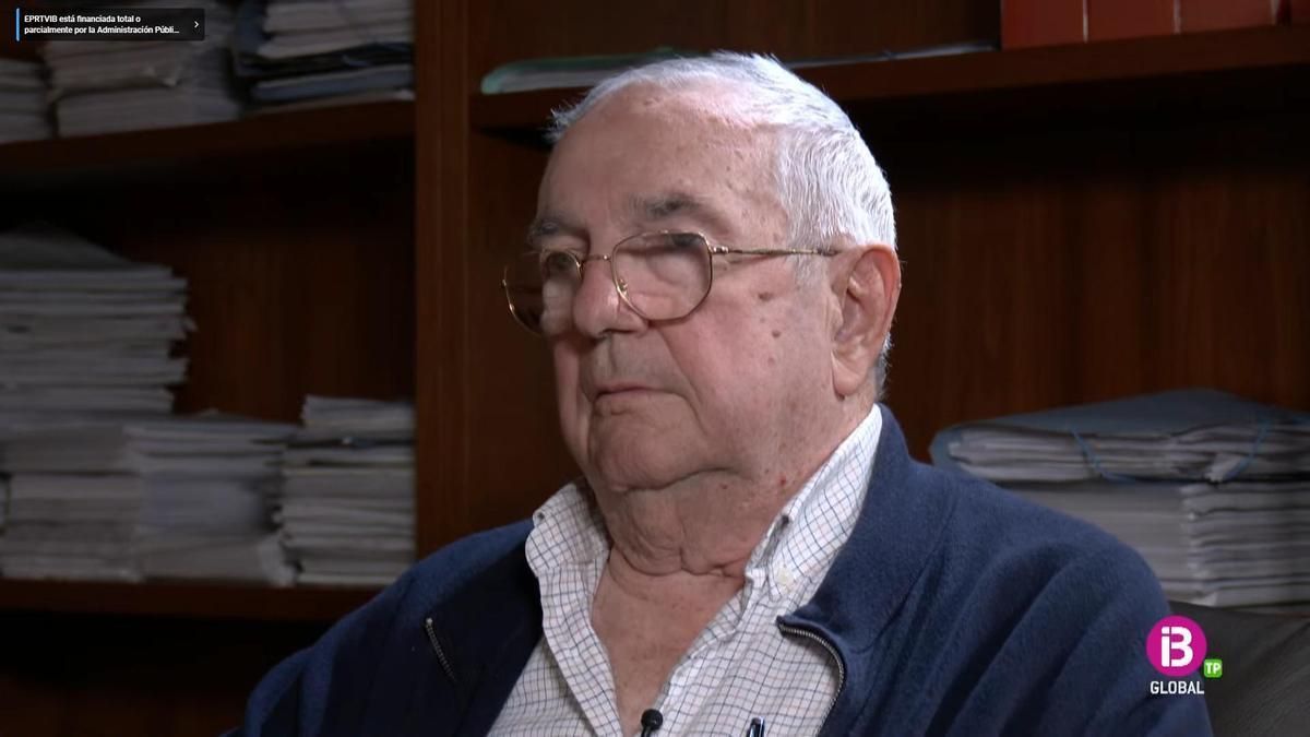 Pau Rigo en una entrevista en IB3 tras ser declarado inocente.
