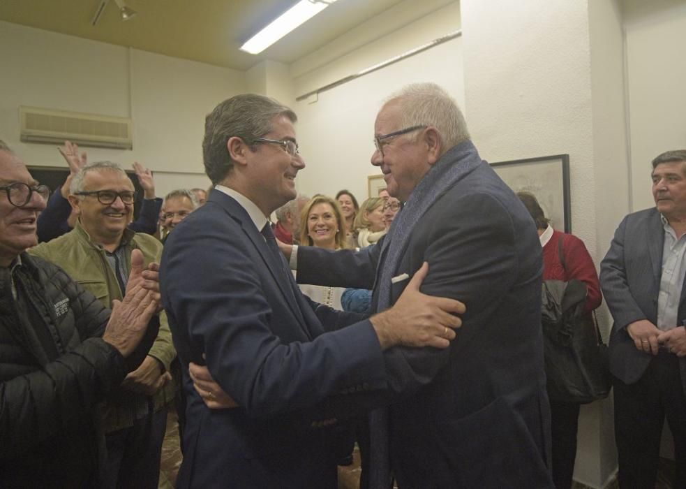 Homenaje a Manuel Fernández-Delgado en la galería Chys de Murcia