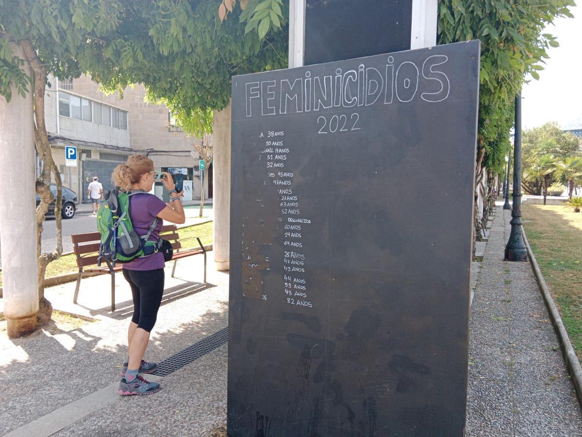 Imagen de la pizarra tomada esta mañana