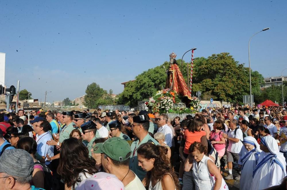 Romería de la Virgen de la Fuensanta: Paso por San