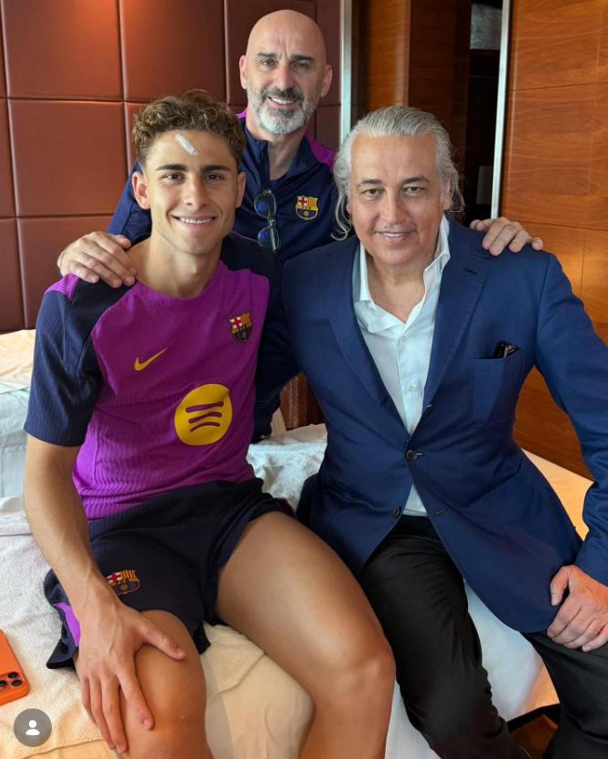 La imagen completa que publicó el doctor
