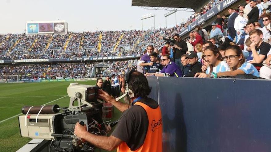 La televisión es el principal motor de ingresos del Málaga CF.