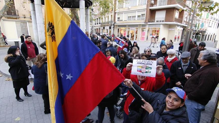 Venezolanos en Córdoba exigen cambios en su país