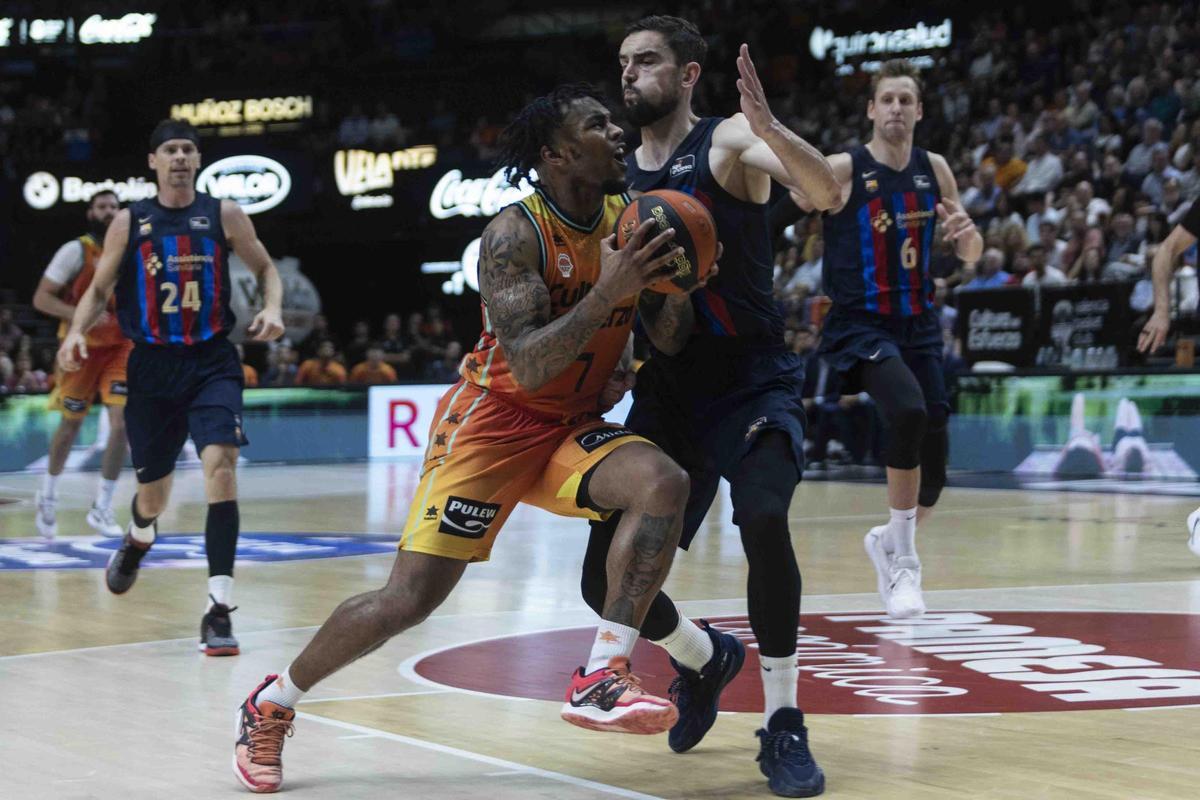 Partido Valencia Basket- F.C.Barcelona