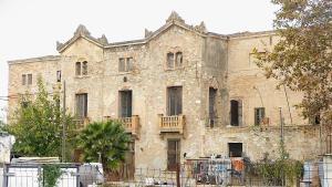 La fachada de la masía de la Torre Gran de LHospitalet de Llobregat, en una imagen de archivo.