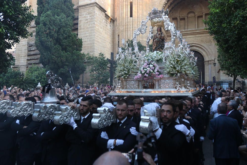 Procesión de la Virgen de la Victoria en Málaga