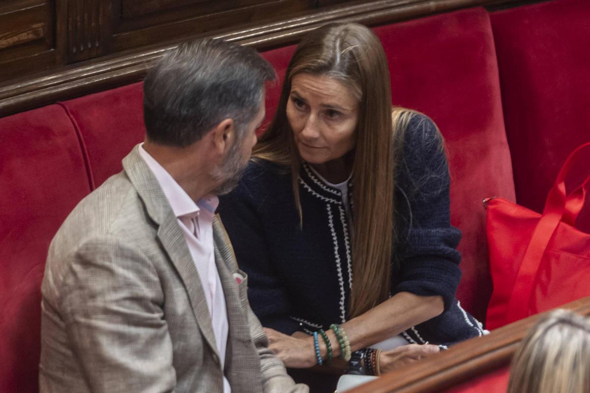 Cecilia Herrero con su compañero Juanma Badenas.
