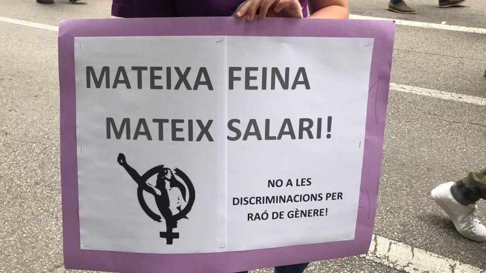 Manifestació del Primer de Maig a Girona