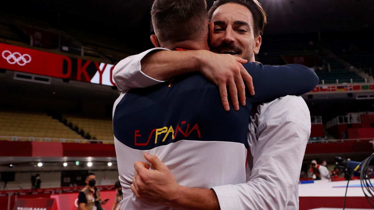 Damián Quintero, tras su participación en la final de kata.