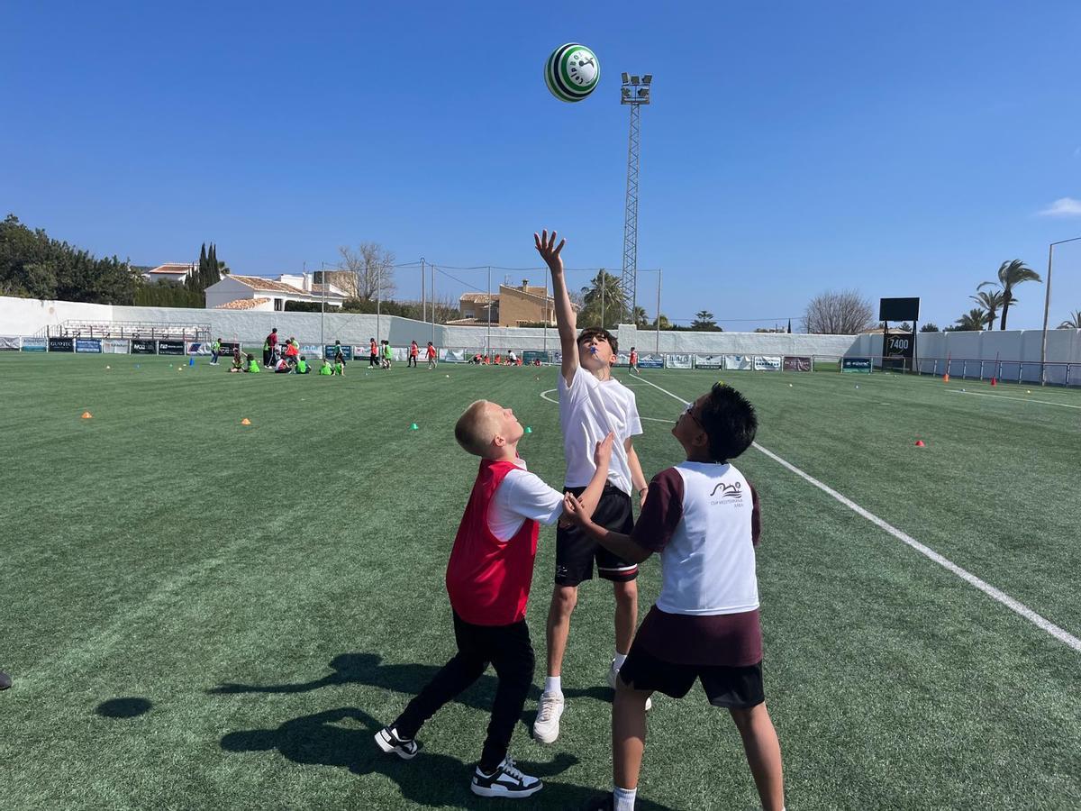 Un momento de un partido