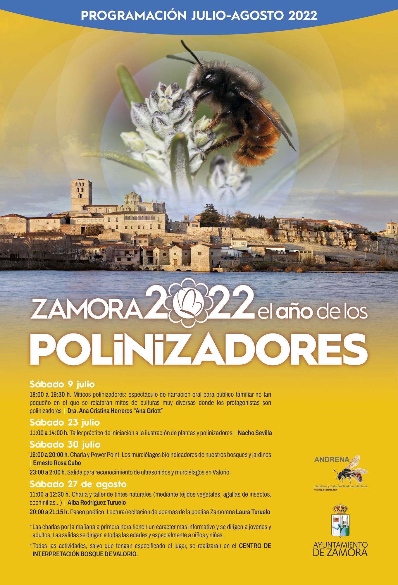 Cartel &quot;Zamora 2022, el año de los polinizadores&quot;