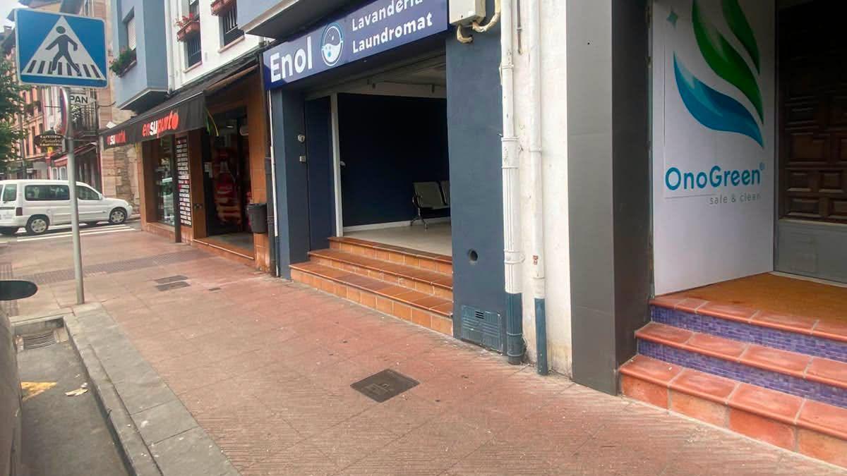 La zona en la que ocurrieron los desprendimientos.