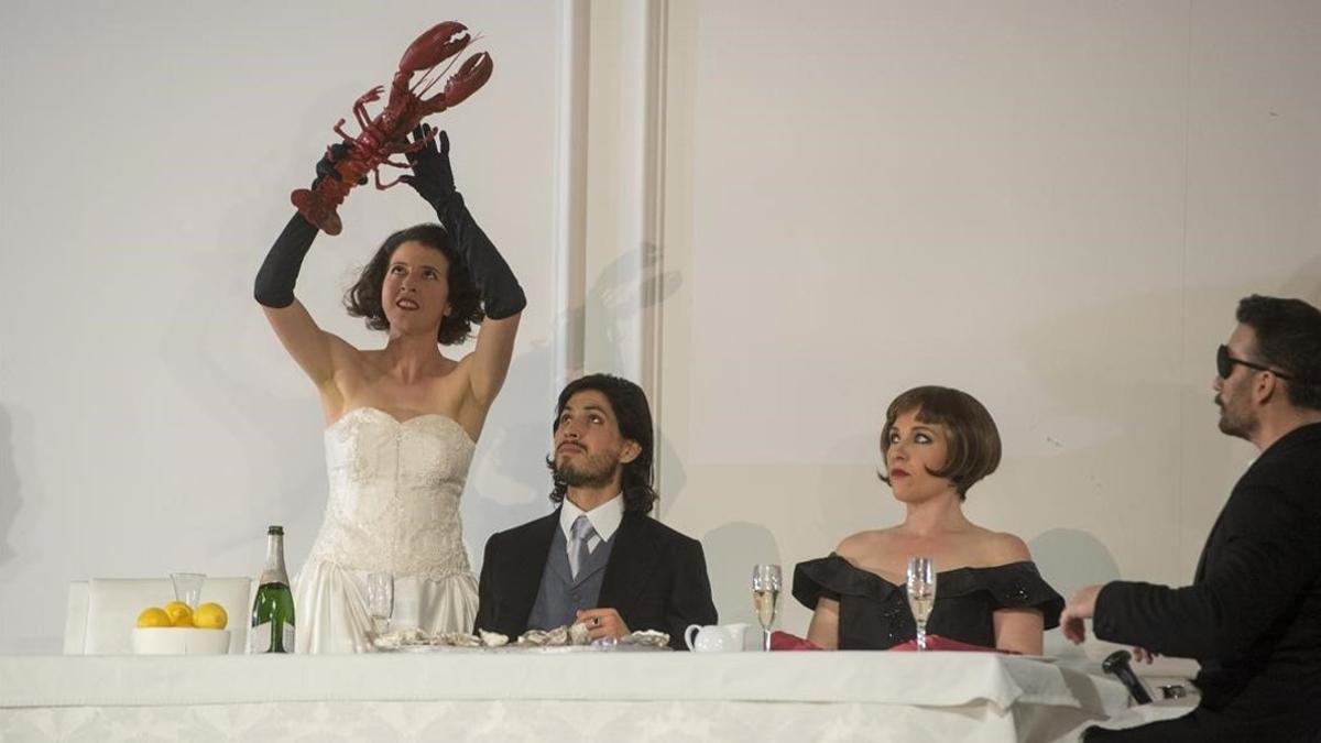 Lisette Oropesa, durante la representación de 'Rodelinda' en el Liceu