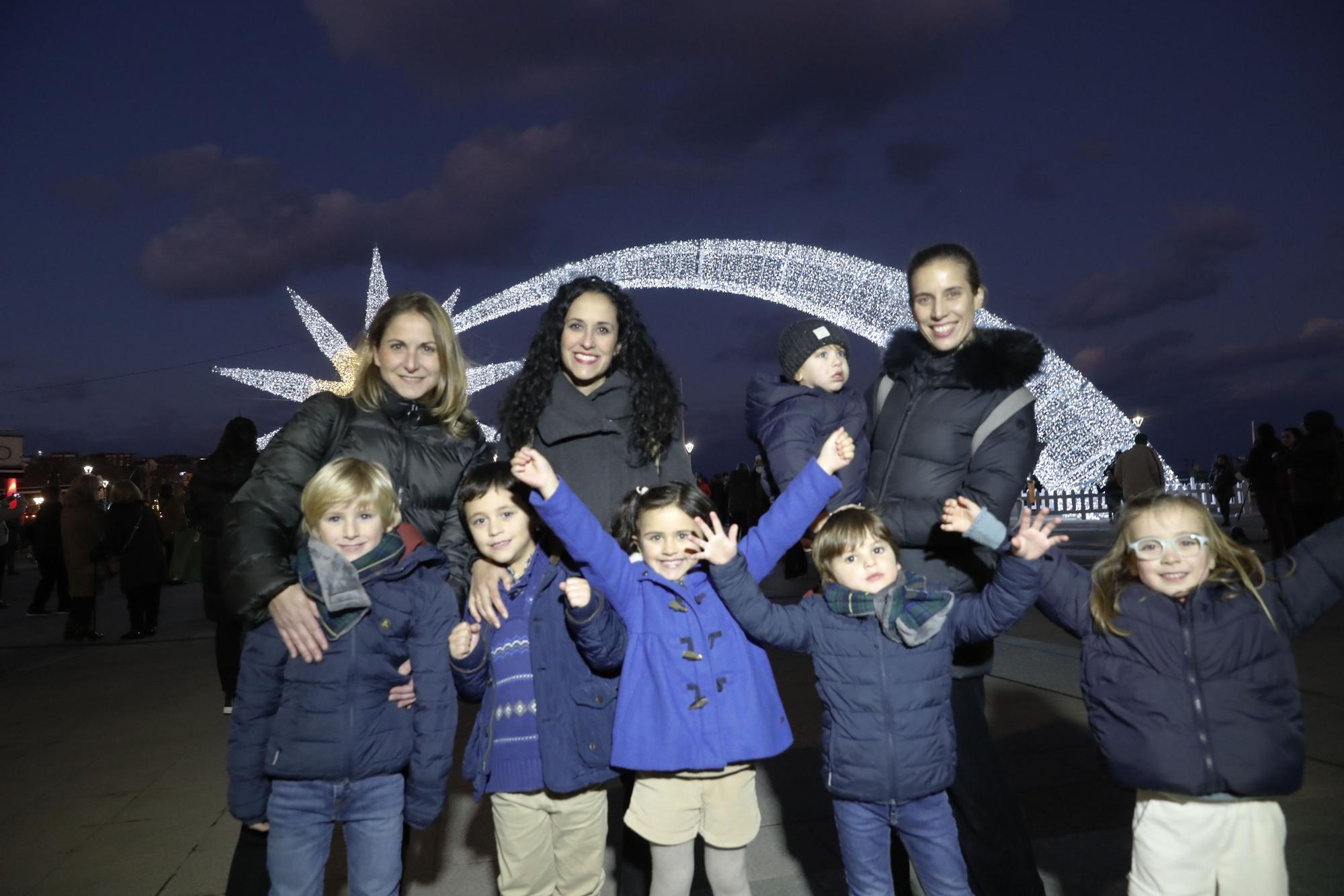 Luces de Navidad en Gijón