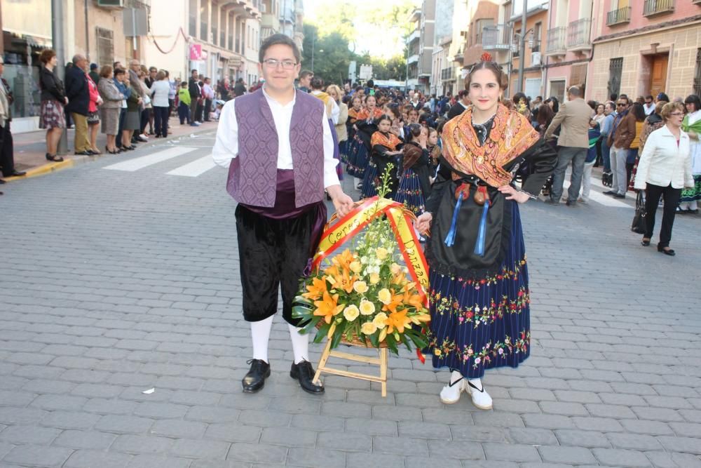 Ofrenda de flores en Jumilla