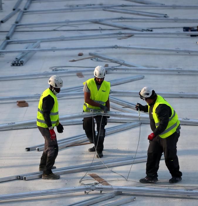 Así avanzan las obras del hospital de campaña