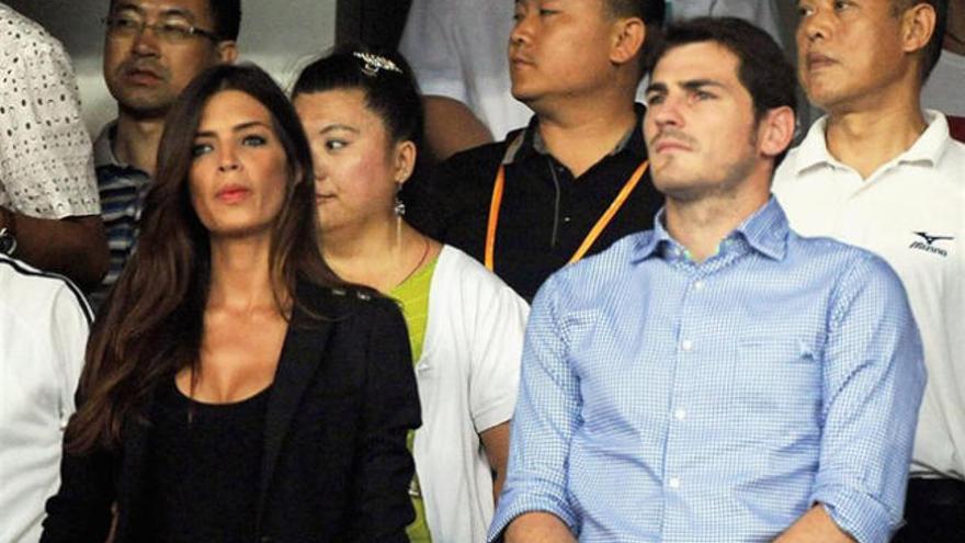 Sara Carbonero, junto a Iker Casillas.