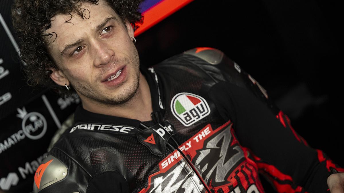 El piloto italiano Marc Bezzecchi (Aprilia)