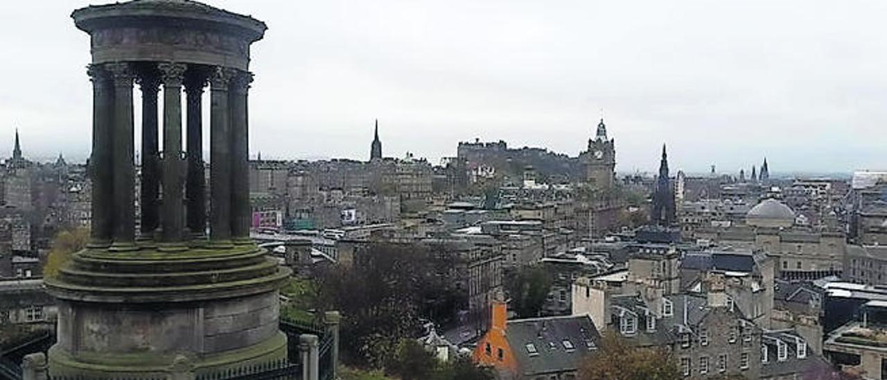 Vista panorámica de Edimburgo.