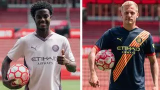 El Girona presenta a Van de Beek y Misehouy