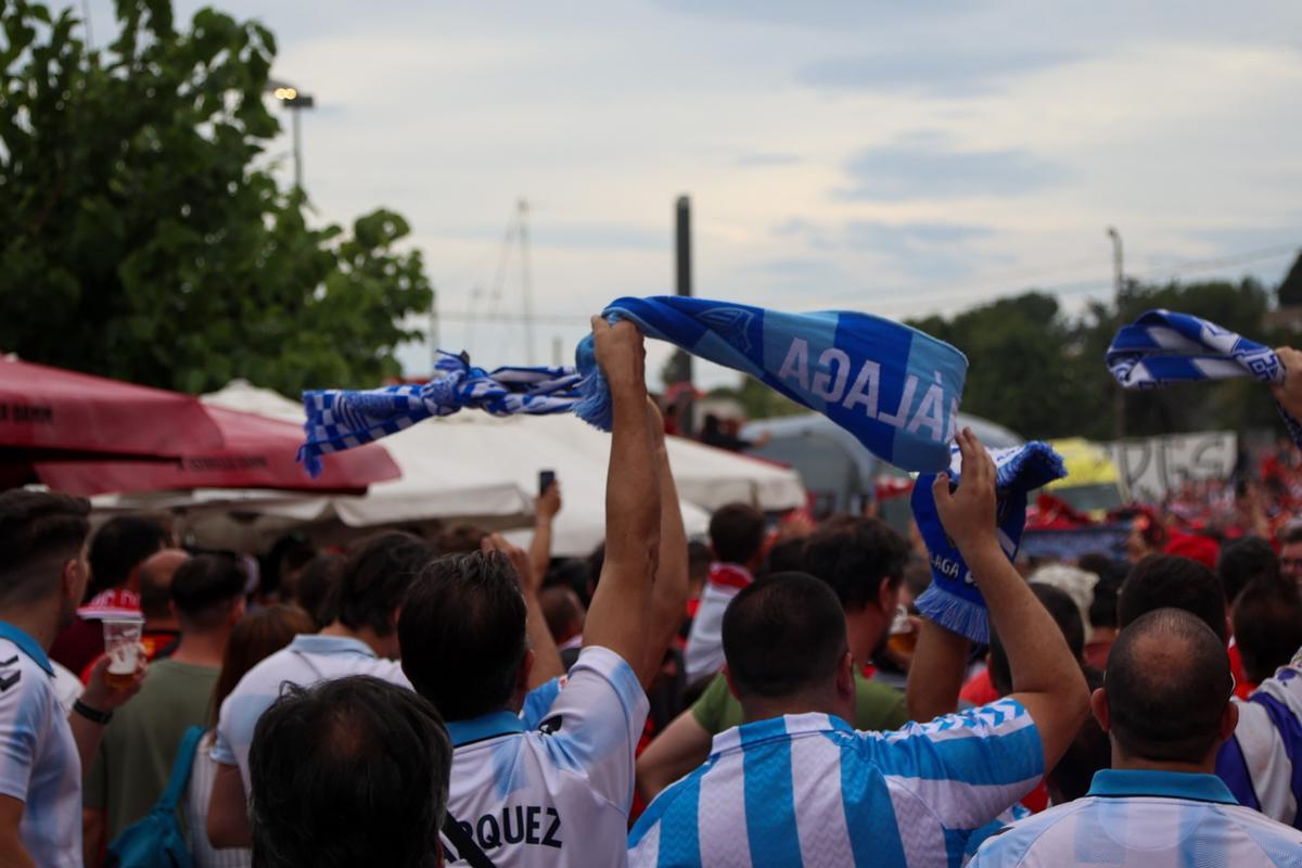 La gran final por el ascenso entre el Nástic y el Málaga CF, en imágenes