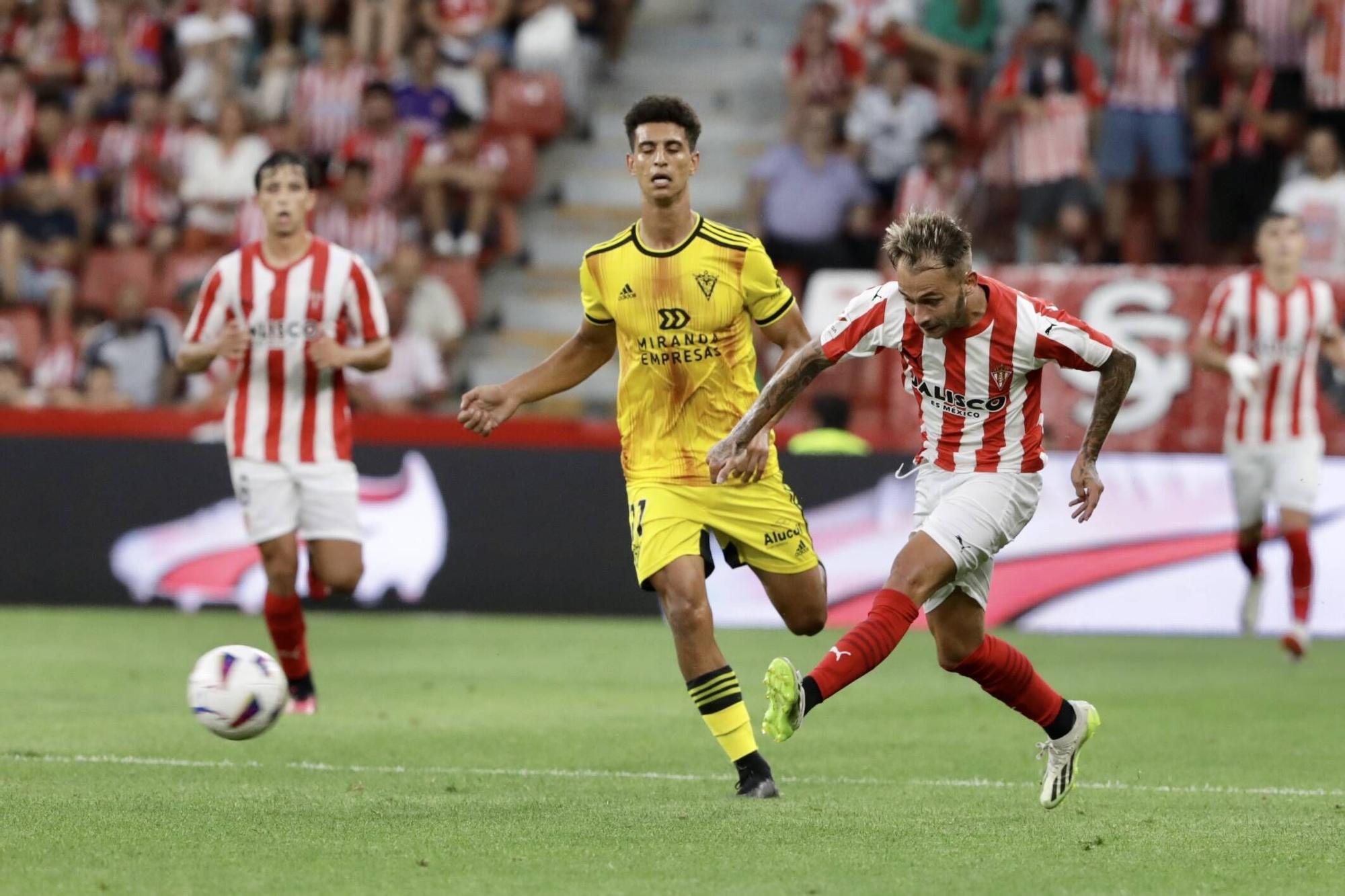 Así fue el partido entre el Sporting y el Mirandés