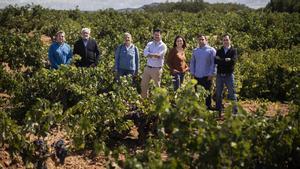 Dirigentes de bodegas de cava de Requena, en una imagen de archivo.