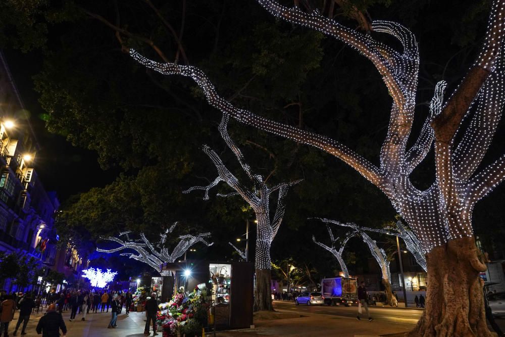 Un final de puente muy concurrido en el Centro