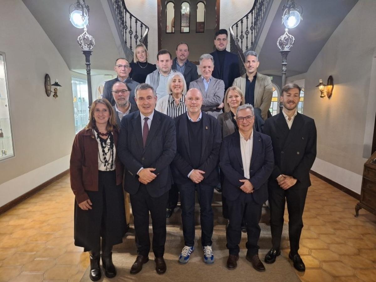 Recepció institucional del president de la Diputació de Girona, Miquel Noguer