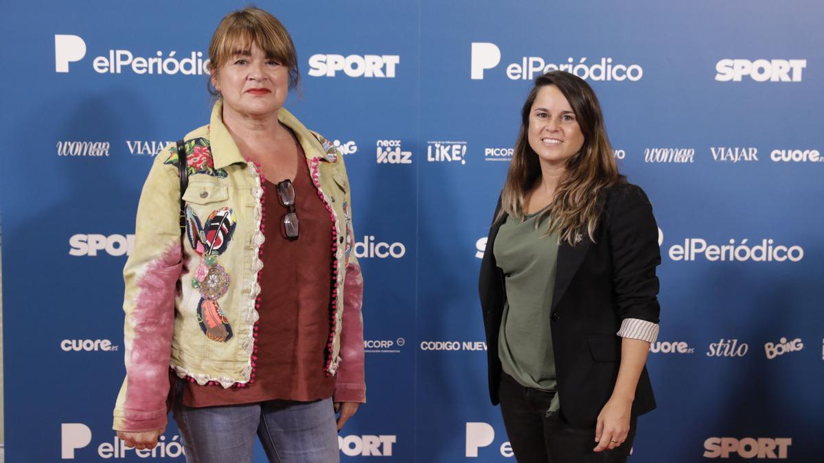 Lluisa Melgares y Jenifer Ramírez de l’Ajuntament de Terrassa.