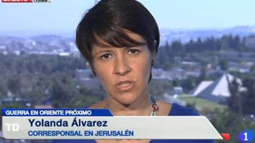 La periodista Yolanda Álvarez.