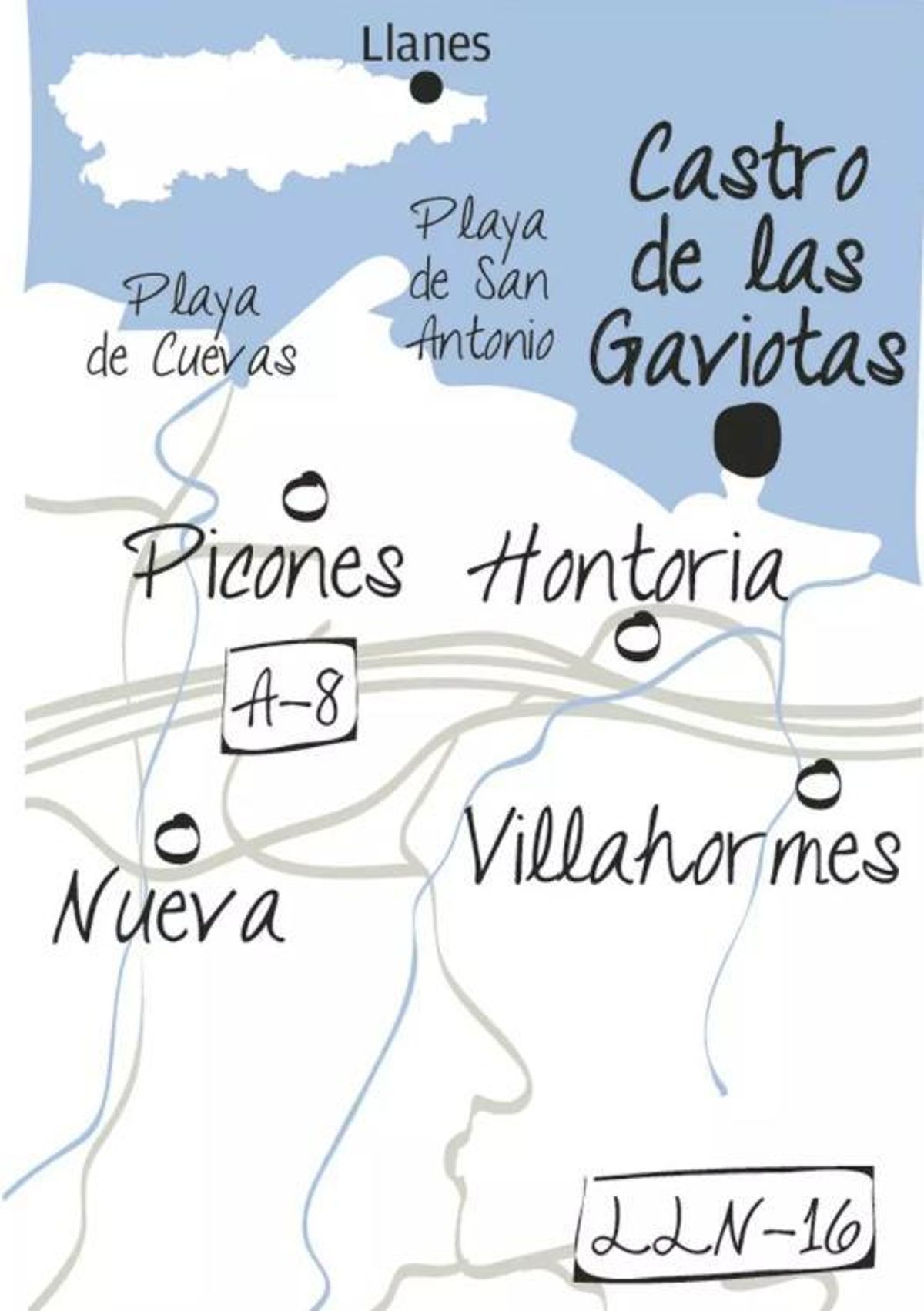 Cómo se llega al Castro de las Gaviotas
